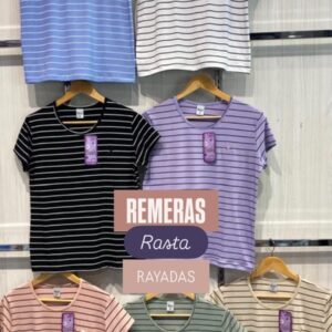 Remera Rasta Modal a Rayas